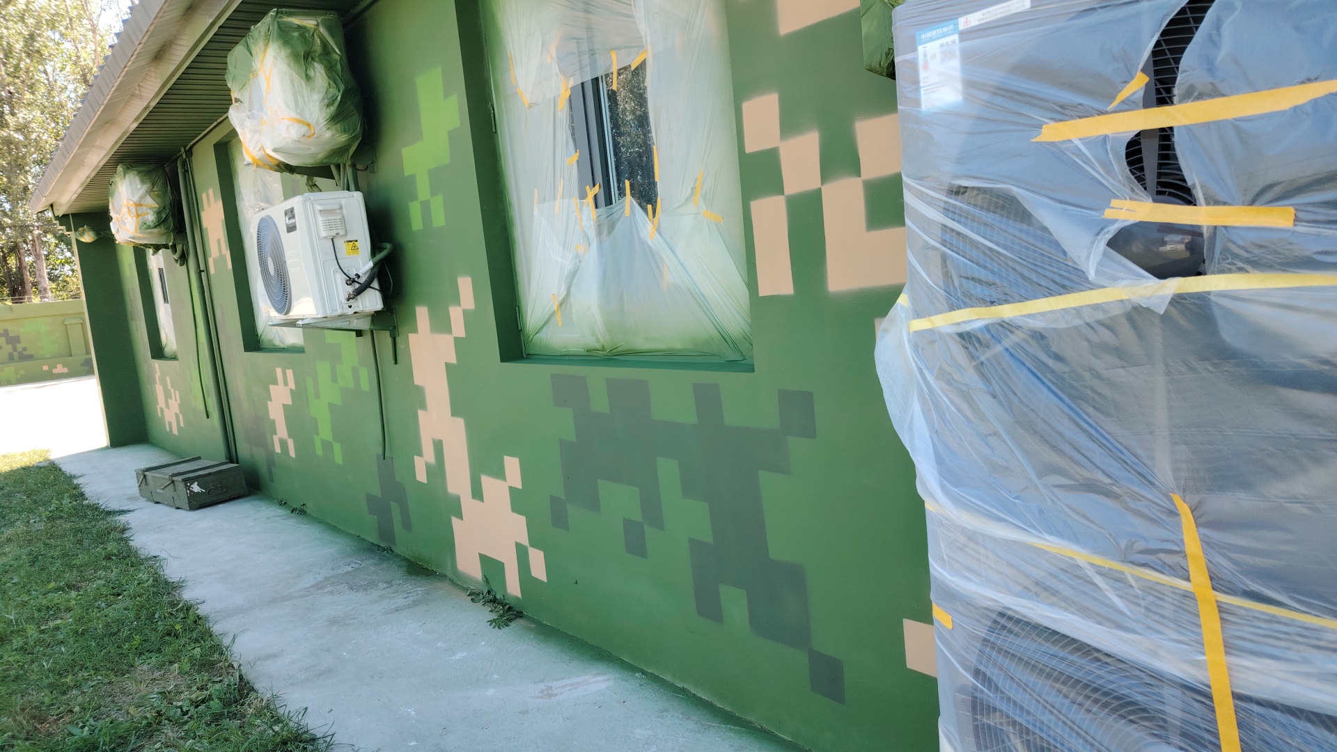 云浮外墙迷彩漆施工多少钱 伪装迷彩漆