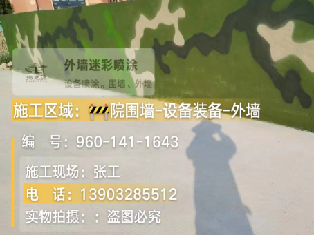 云浮 迷彩漆喷涂价格(按平方米计费)